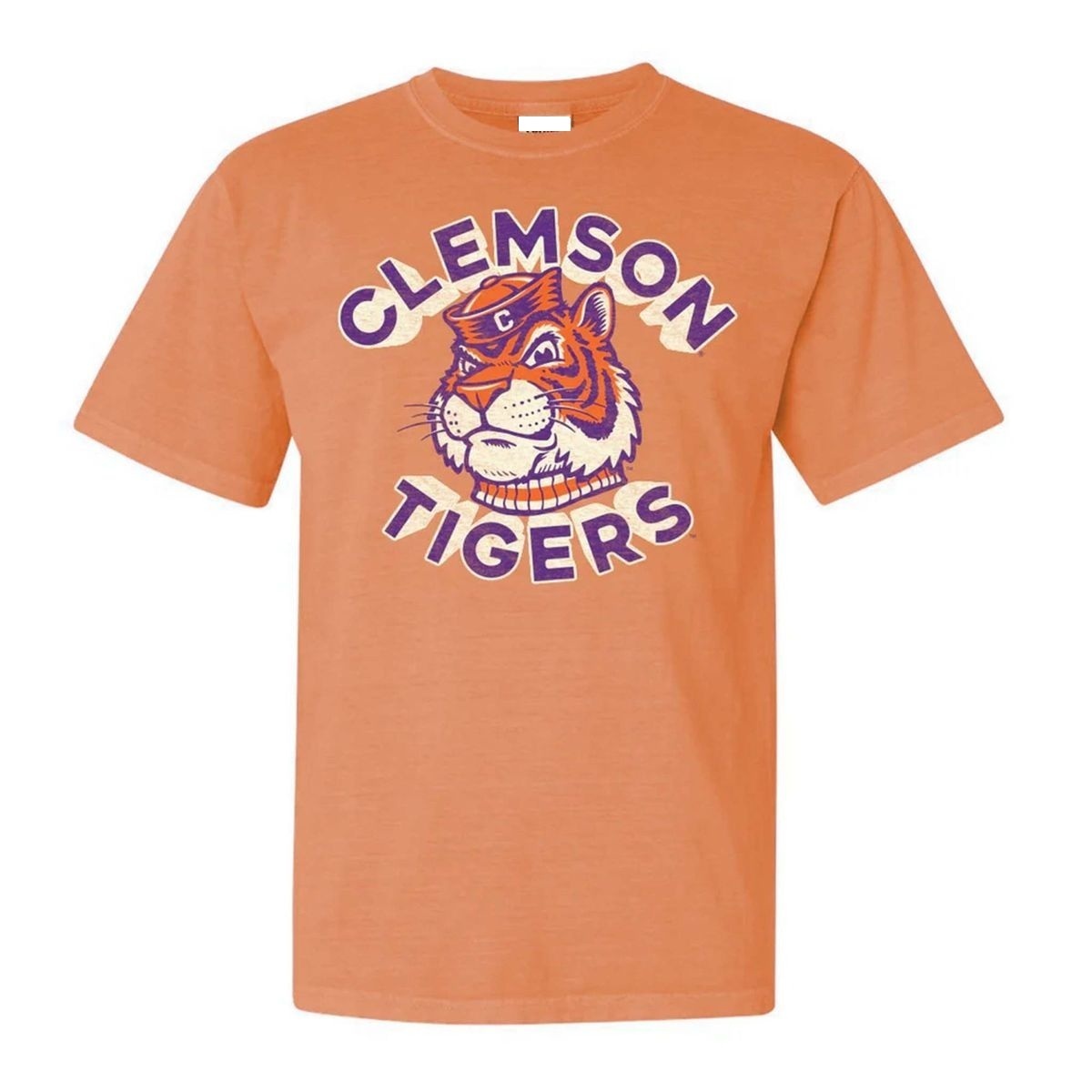 Retro Clemson Tigers Short Sleeve T-Shirt
